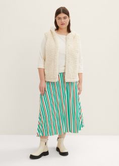 Damskie Spódnice Tom Tailor® Skirt - Stripe Green (1035964-31120)