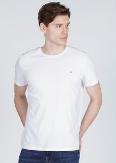 T-Shirt Męski Cross Jeans® T-Shirt 15250 - White (008) (15250-008)