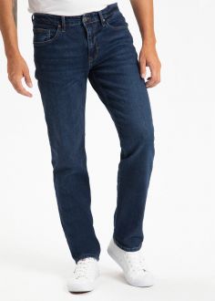 Męskie Spodnie Cross Jeans® Antonio - Blue Sky (304) (E-161-304)