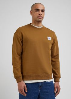 Męska Bluza Lee® Workwear Sweatshirt - Tumbleweed (LM01RJ84)