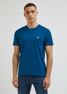 T-Shirt Męski Lee® Patch Logo Tee - Royal Teal (L60UFQA68)