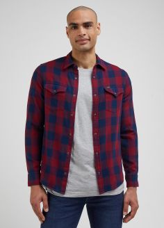 Męska Koszula Lee® Clean Western Shirt - Port Check (L66RRRA84)