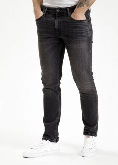Męskie Spodnie Cross Jeans® Blake Slim Fit - Black (174) (E-185-174)