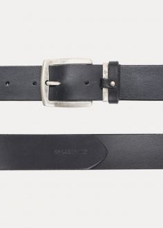 Męski Pasek Cross Jeans® Leather Belt - Black (020) (0440K-020)