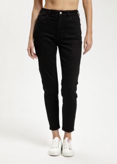 Damskie Spodnie Cross Jeans® Jolie - Black (077) (N-432-077)