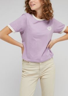 T-Shirt Damski Lee® Shrunken Graphic Tee - Plum (L48ZYGA39)