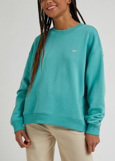 Damski Sweter Lee® Crew Sweatshirt - Dusty Jade (L53LSR41)