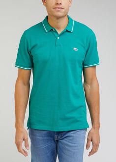 T-Shirt Męski Lee® Pique Polo - Ebony (L61ARLA12)