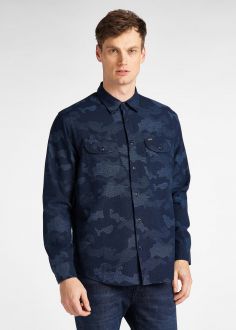 Męska Koszula Lee® Seasonal Worker Shirt - Washed Blue (L68HDSLR)