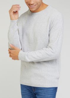 Męski Sweter Lee® Reglan Knit - Gray Mele (L83PKHMP)