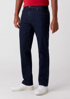 Męskie Spodnie Wrangler® Texas Stretch - Blue Black (W12175001)