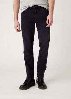 Męskie Spodnie Wrangler® Greensboro - Black Crow (W15QHP363)