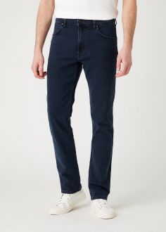 Męskie Spodnie Wrangler® Greensboro - Iron Blue (W15QLT35X)