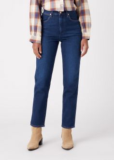 Damskie Spodnie Wrangler® Mom Jeans - Medussa (W24698Z29)