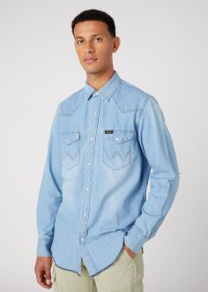 Męska Koszula Wrangler® Heritage Shirt - Sun Fade (W5D1EM180)
