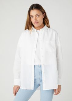 Koszula Damska Wrangler® 1 Pocket Shirt - White (W5Z5LO989)