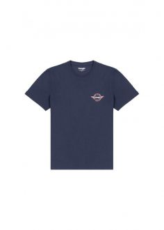 T-Shirt Męski Wrangler® Graphic Tee - Navy (W7CAD3X35)