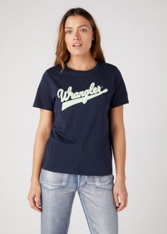 T-Shirt Damski Wrangler® Regular Tee - Sky Captain (W7N4D3Z31)