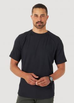 T-Shirt Męski Wrangler® Performance Tee - Black (WA7BDU100)