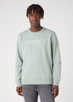 Męska Bluza Wrangler® Hoodie Sweatshirt - True Navy (W6MSIQG63)