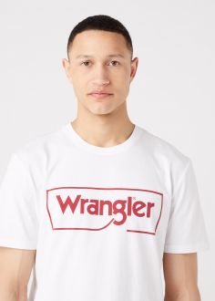 T-Shirt Męski Wrangler® Frame Logo Tee (W70JD3989)
