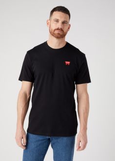 T-Shirt Męski Wrangler® Sign Off Tee - Black (W70MEE100)