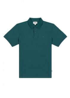 T-Shirt Męski Wrangler® Polo Shirt - Dark Matcha (W7BHK4G61)