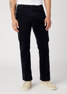 Męskie Spodnie Wrangler® Greensboro Non Denim - Black (W15QLM100)