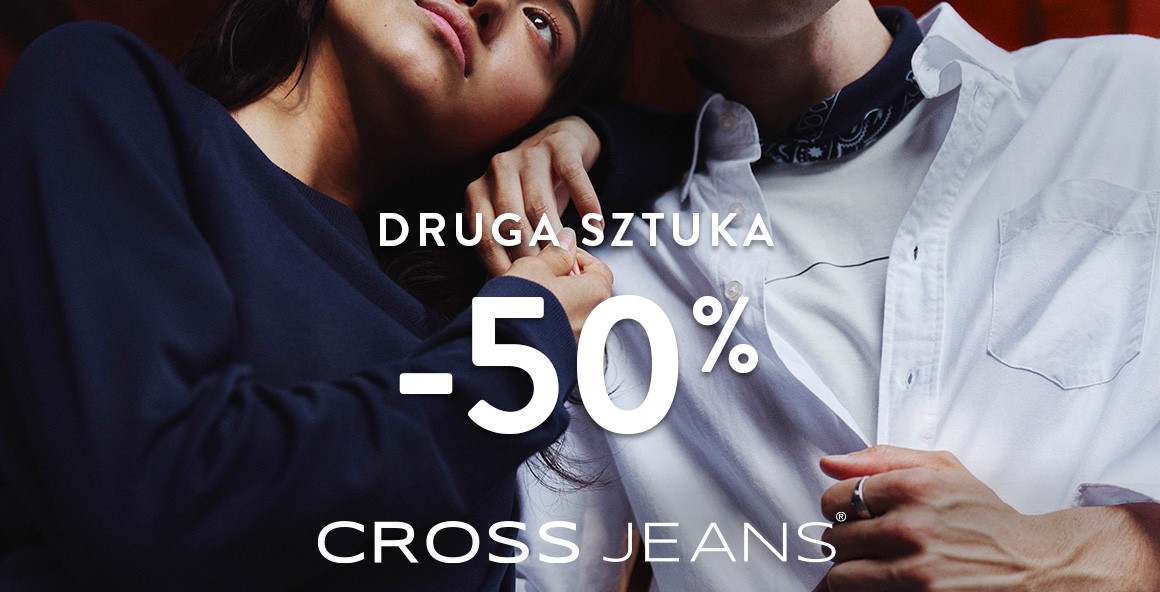 Cross Jeans: Drugi, tańszy produkt -50%